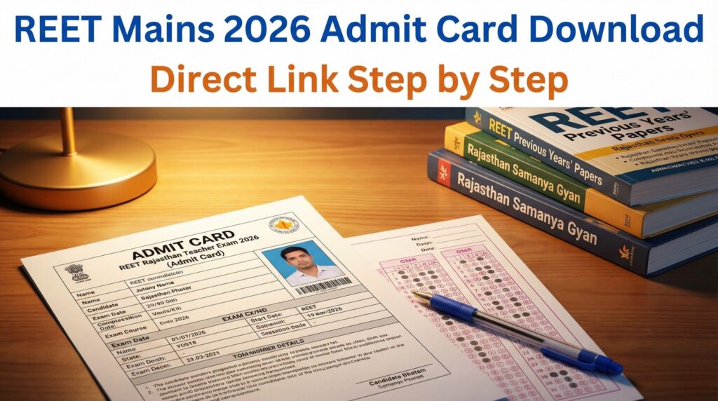 admit card reet mains 2026